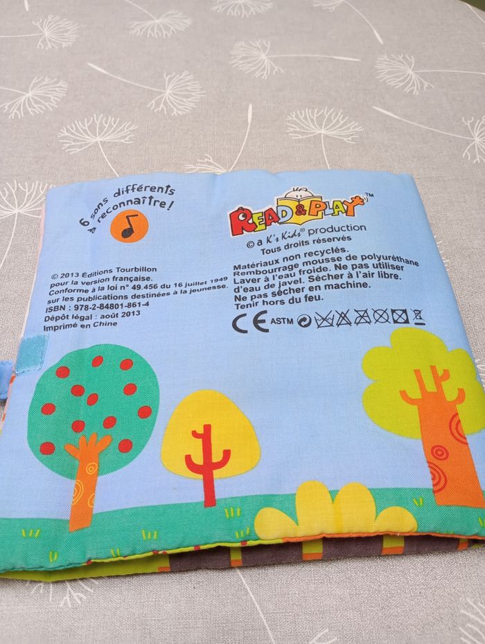Livre tissu avec sons - photo numéro 5