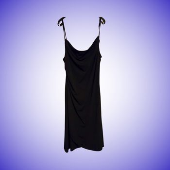 Robe Noire Jennyfer Fluide Bretelles Fines Col Drapé & Fente Latérale Très Bon État