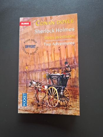 Livre Sherlock Holmes de Conan Doyle en très bon état