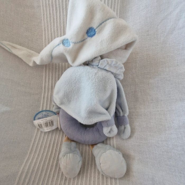 Hochet ours petit chou bleu - photo numéro 2