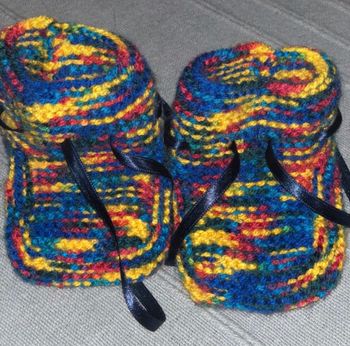Chaussons tricote