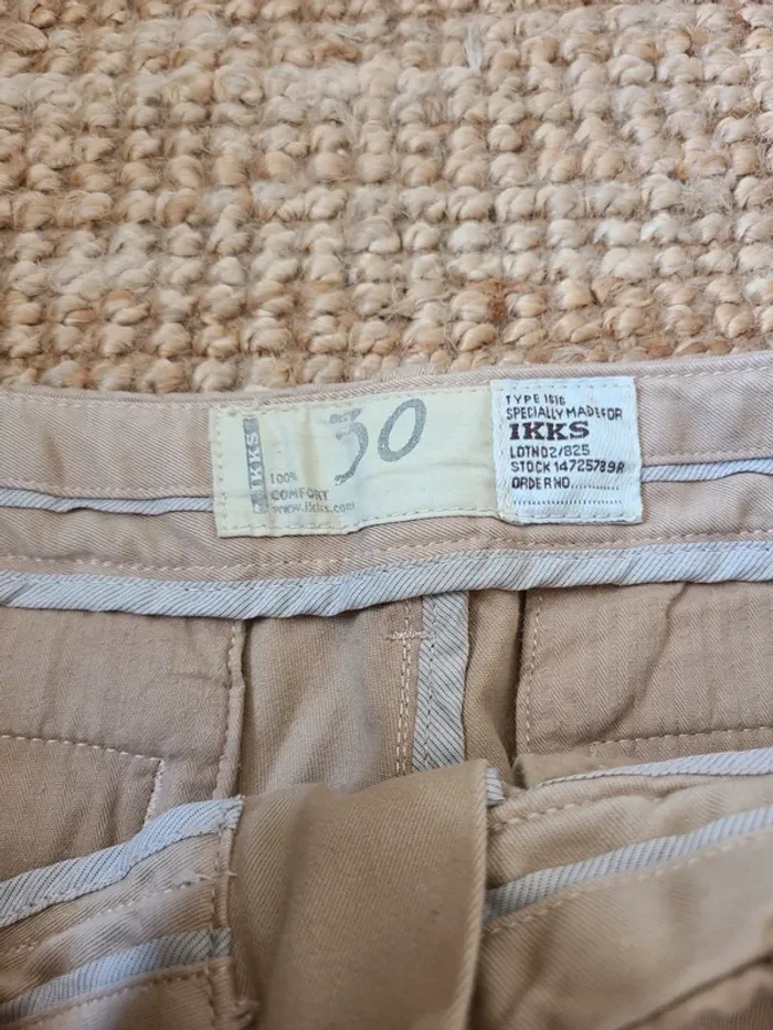 Beau pantalon beige IKKS - photo numéro 6