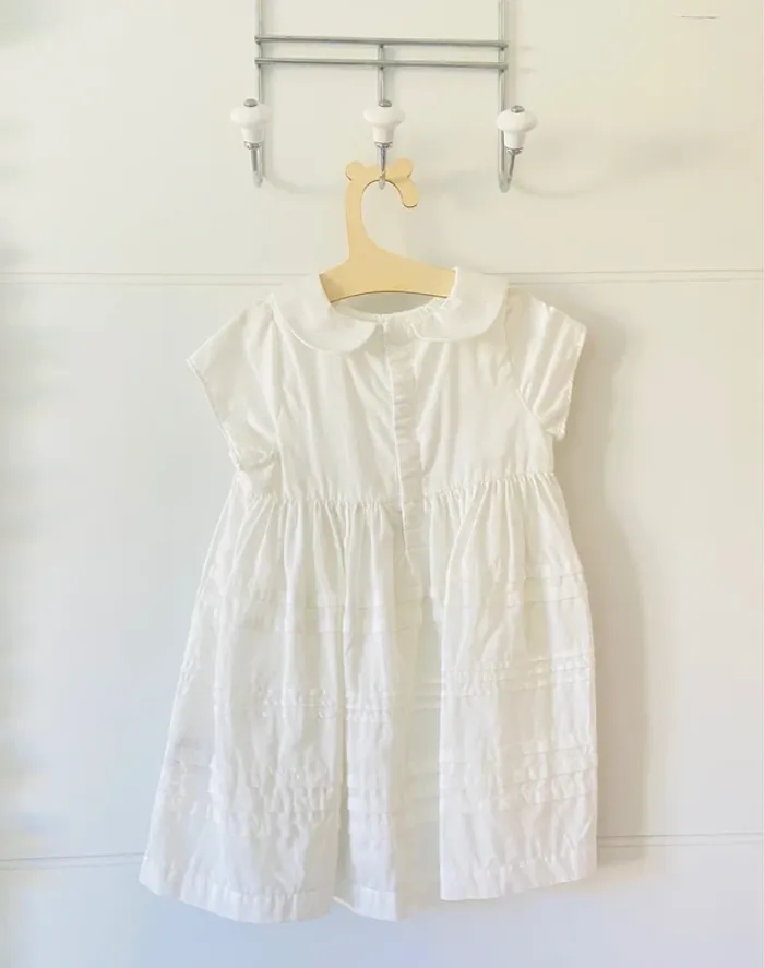 Robe blanche cérémonie Petit Bateau neuve - photo numéro 2