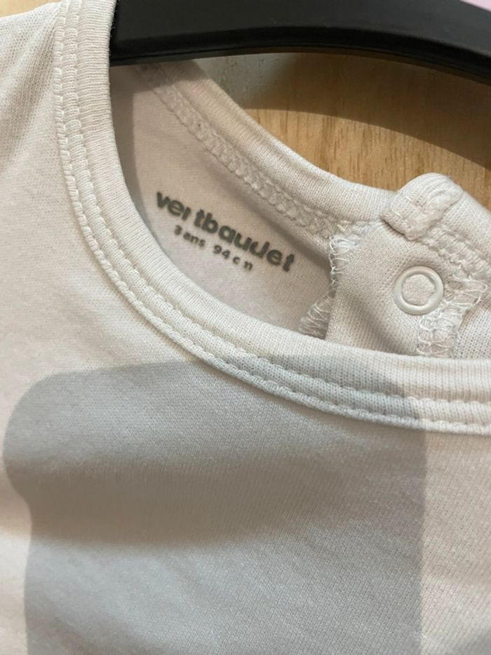 Bodies blancs unis mixte 3 ans - photo numéro 4