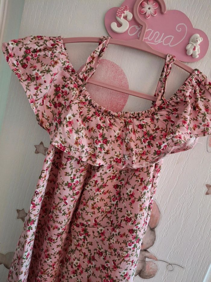 🌸 robe à fleurs fille 4-5 ans - photo numéro 2
