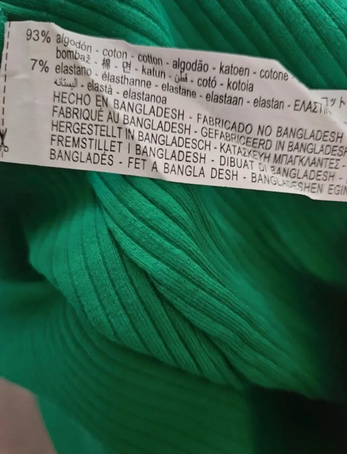 Robe verte longue sans manches Zara Taille M Neuve - photo numéro 6