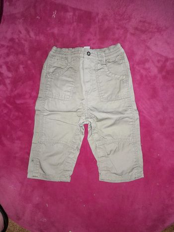 Obaibi pantalon léger beige taille 6 mois