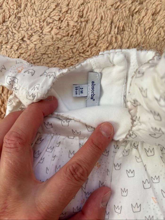 Lot de 3 robes manches courtes 3 mois - photo numéro 6