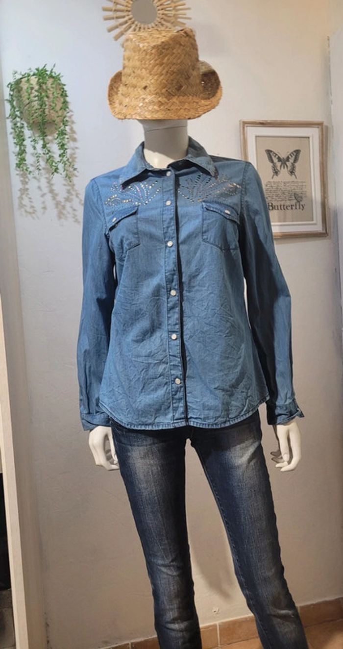 Chemise en jean - photo numéro 2