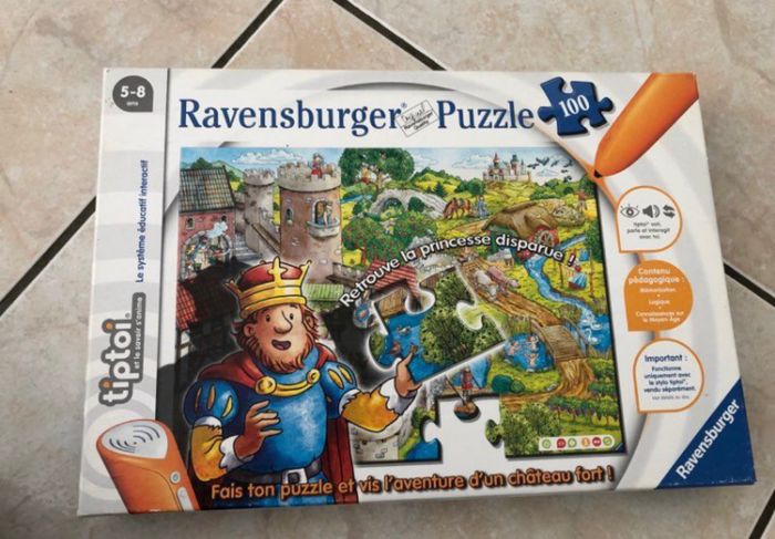 Puzzle interactif château fort
