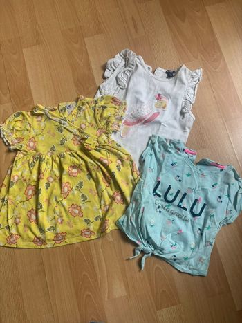 Lot 3 tee-shirt 2 ans