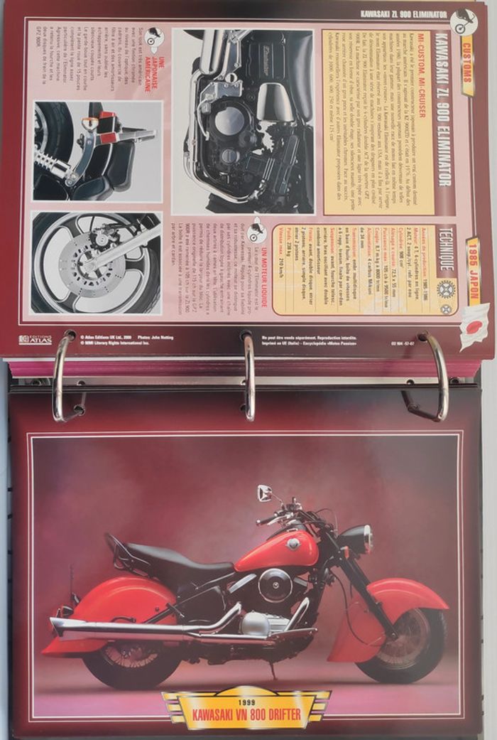 Classeur Motos Passion - Préparations & Customs (175 fiches) - photo numéro 14