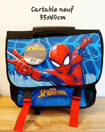 Marvel Spiderman Cartable à roulettes 35x40cm
