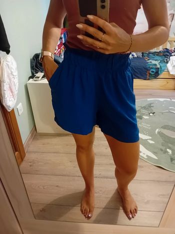 Short taille haute élastique