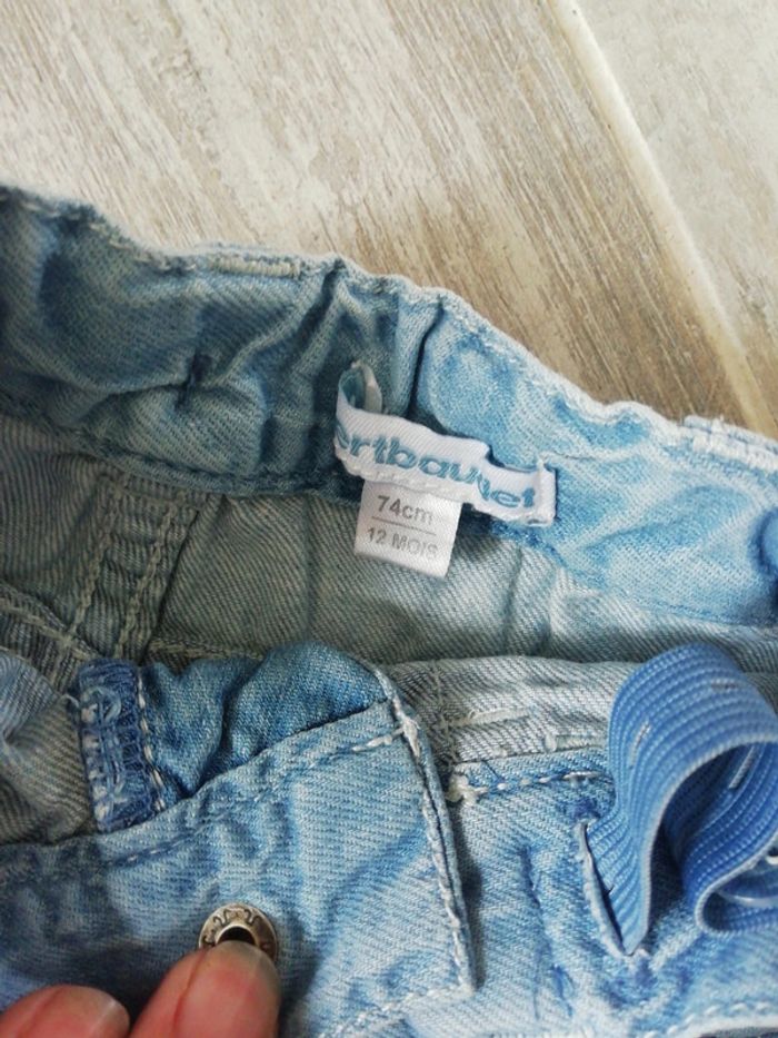 Short jeans 12 mois garçon - photo numéro 5