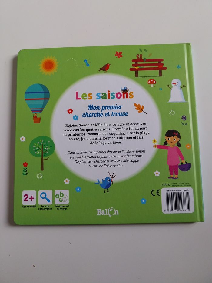 Livre mon premier cherche et trouve les saisons - photo numéro 3