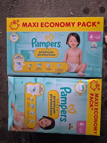 Pampers Couches taille 4 protection premium 