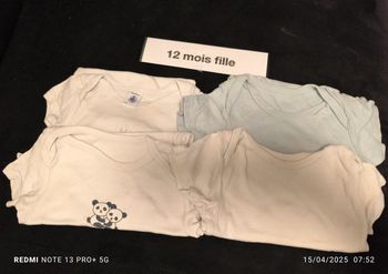 Lot de bodies mixte