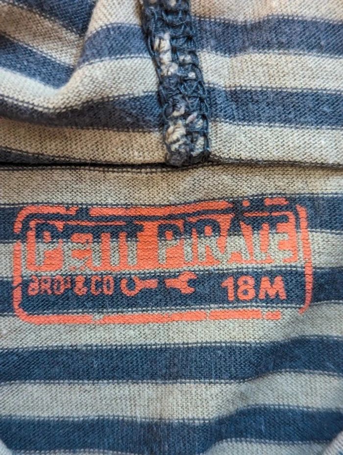 Lot de 2 hauts Petit Pirate 18 mois - photo numéro 7