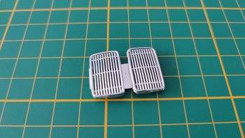 Grille capot arrière pièce miniature Porsche 356 B 1961 Burago BBurago 1/18 1/18e 1/18ème #B42