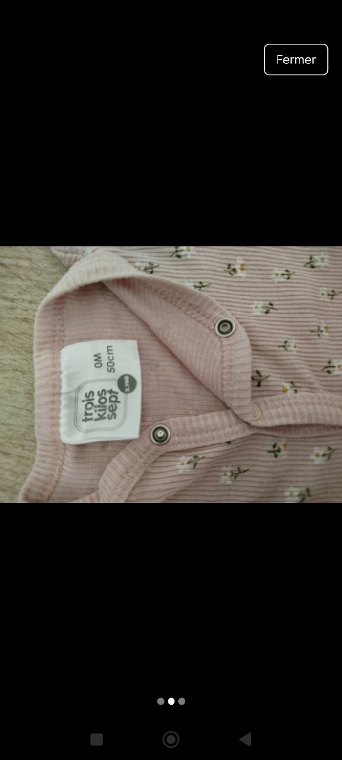 Pyjama bébé 0 mois - photo numéro 2
