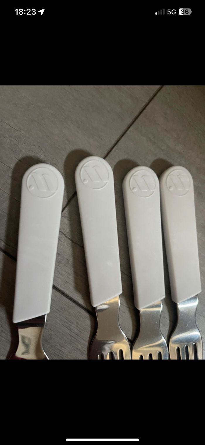 Lot de 5 cuillères bio plastique Wesco - photo numéro 3