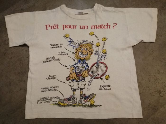 T-shirt Prêt pour un match 6 ans
