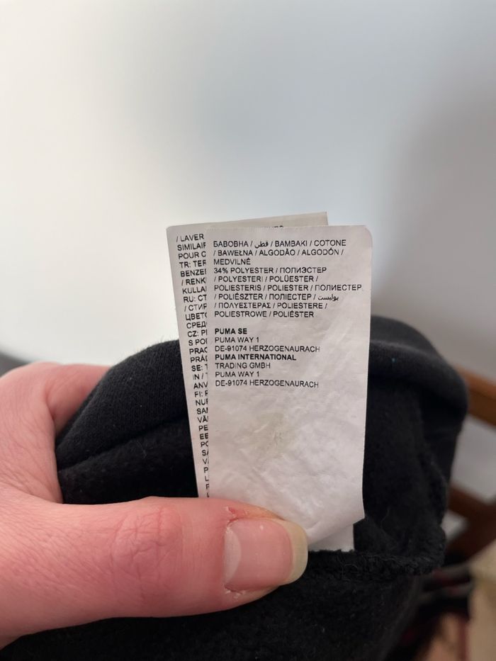 Sweat noir puma taille S 36 - photo numéro 4