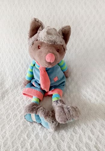 Peluche doudou loup Bukowski 