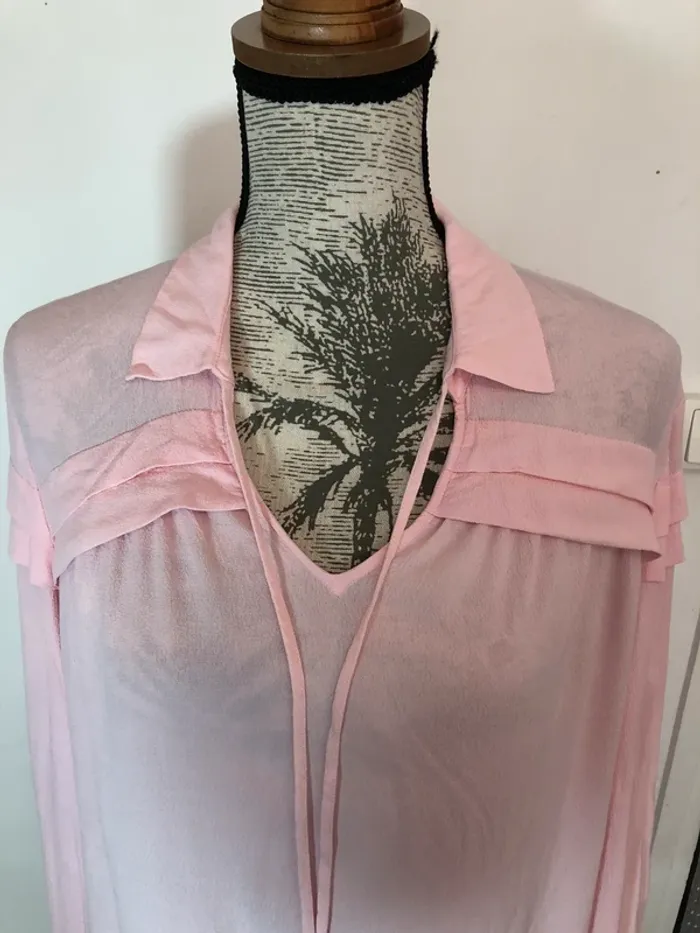 Blouse rose Maje - photo numéro 2