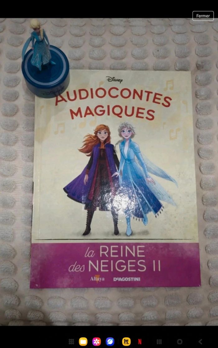 46ėme audioconte magique altaya deagostini disney audio conte compte magic livre& figurine lumineuse