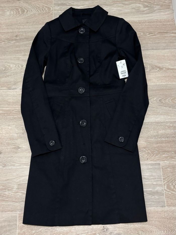 Manteau noir H&M neuf avec étiquette taille 34 - photo numéro 5