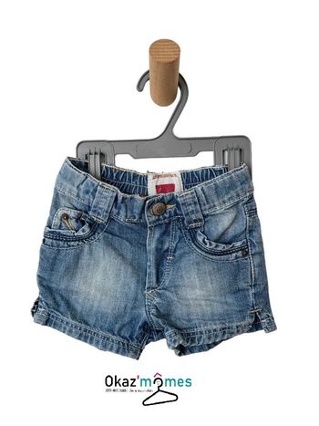Short en jean denim bleu clair - Levi's 6 mois