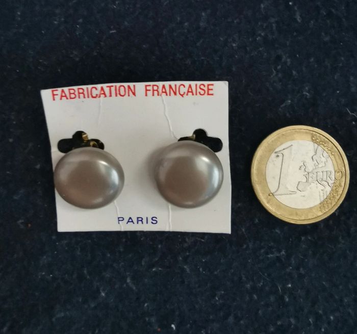 Boucles a clips nacrées - photo numéro 2