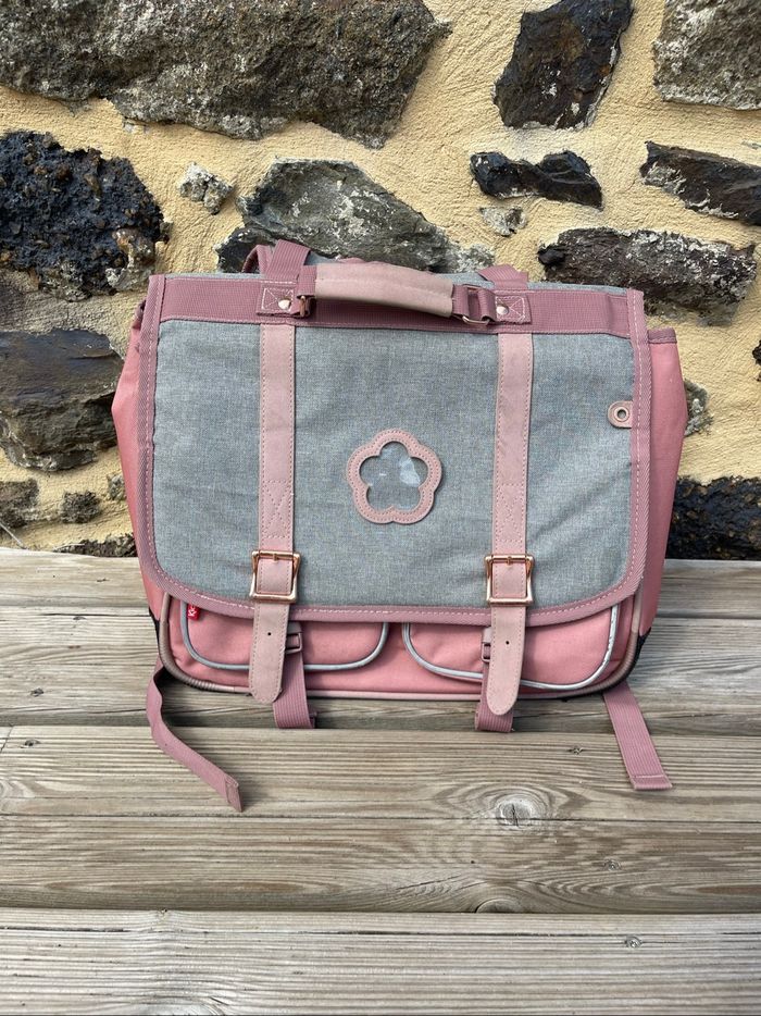 Cartable primaire rose et gris - Kickers