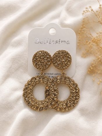 Boucles d'oreilles en acier femme
