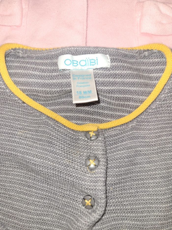 Lot de 2 Gilets 18 mois - photo numéro 2