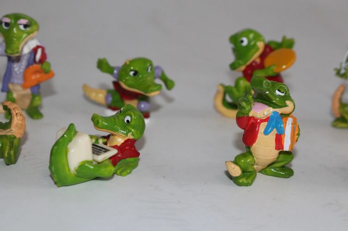 Kinder 10 Figurines Crazy Croco 1993 Lot de 10 figurines. - photo numéro 3