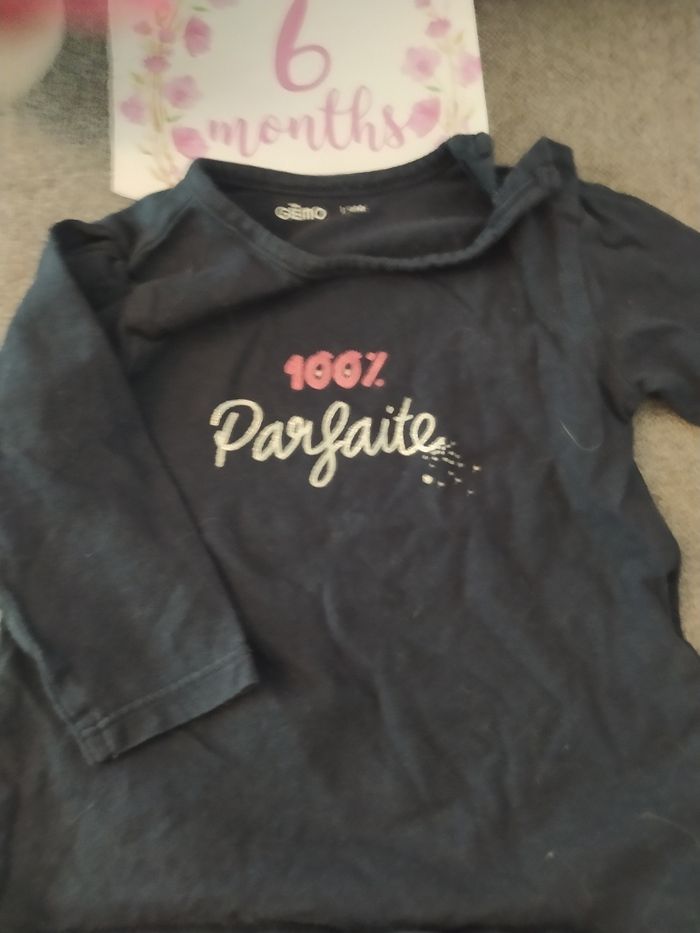 6 mois_lot 8 tee shirt manche longue - séparable - photo numéro 3