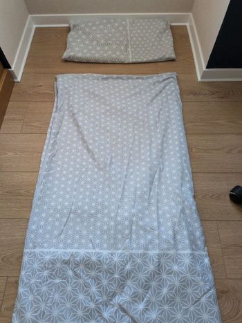 Housse de couette 1 personne , réversible 