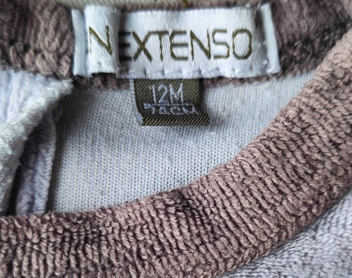Pyjama 2 pièces en velours taille 12 mois/ 1 ans - photo numéro 4