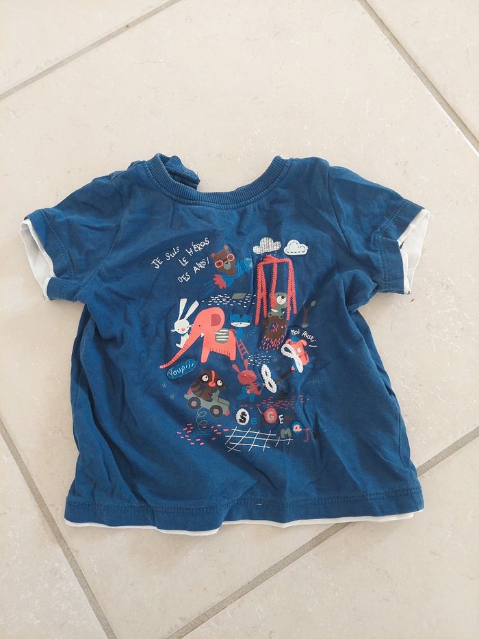 Tee short sergent major 12 mois