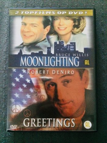 2 DVDs Moonlighting + Greetings