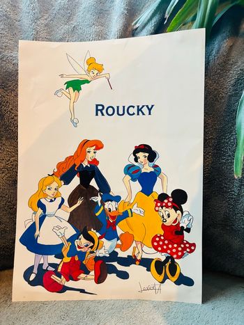 Affiche Disney personnages 