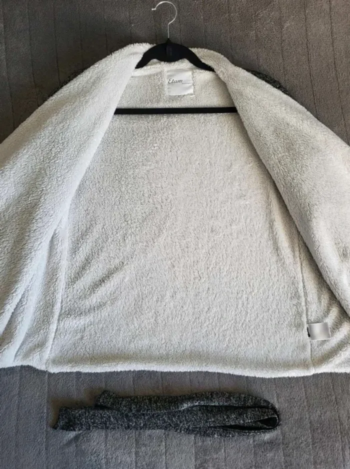 Gillet moelleux gris Etam taille S Femme - photo numéro 2