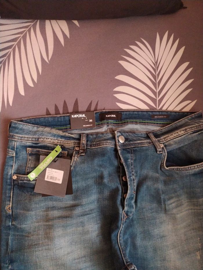 Superbe jean homme Kaporal Relaxed Fit taille 36 soit 46 France neuf - photo numéro 9
