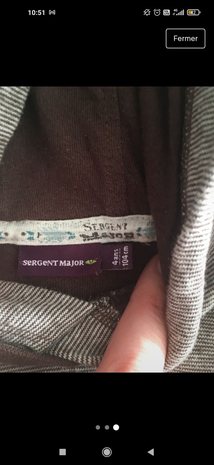 Pull sergent major 4 ans - photo numéro 2