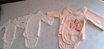 3 boddies prématurés neuf Jamais servi pour 1 euros