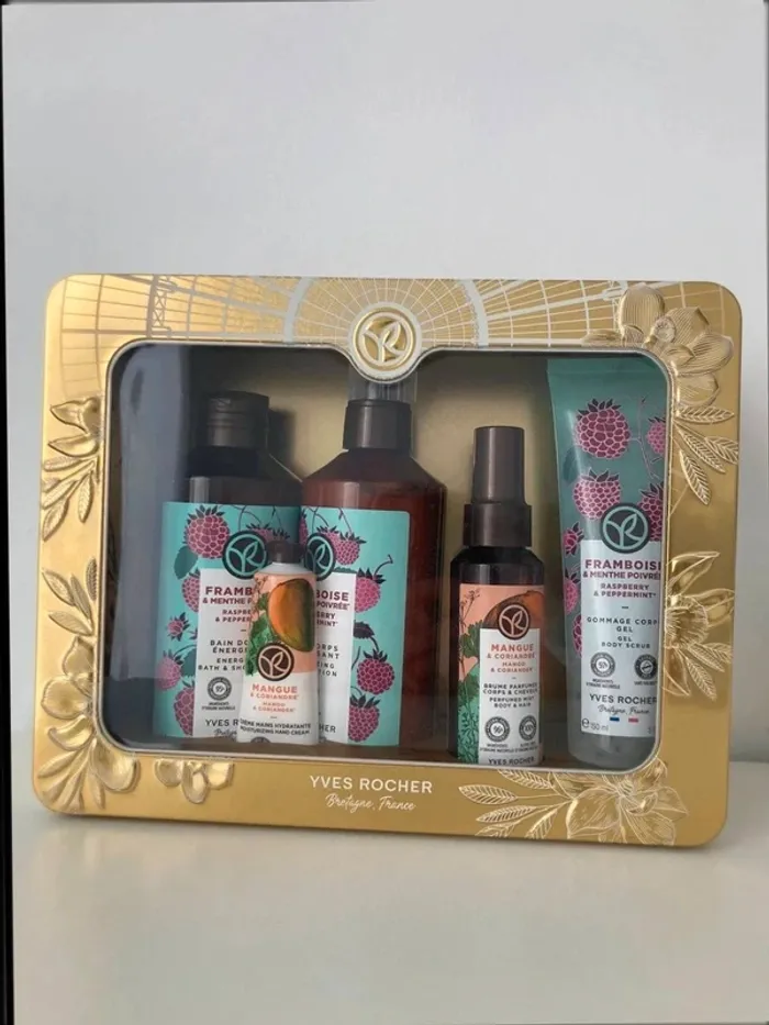 Coffret Yves Rocher Framboise Menthe mangue