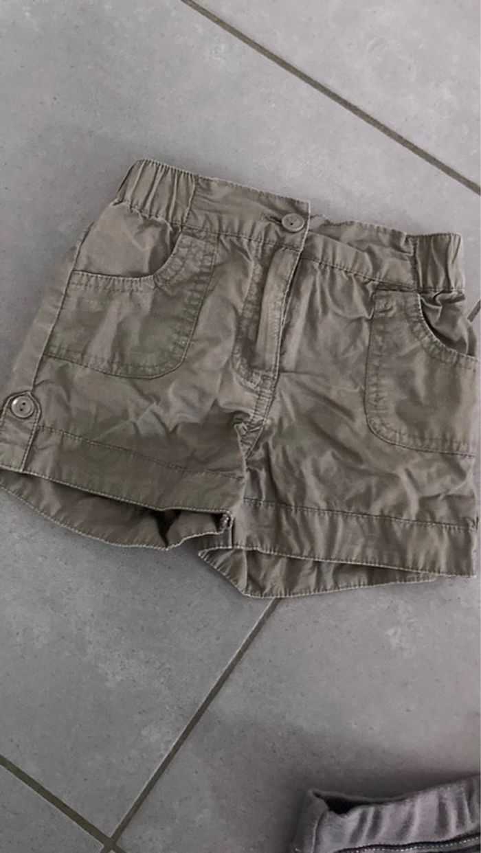 Lot ensemble short garde robe vêtement bébé fille enfant taille 3 ans - photo numéro 3